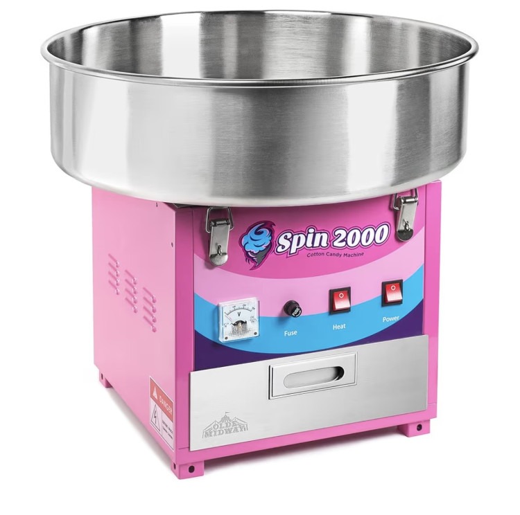 Cotton candy machine concession rental
